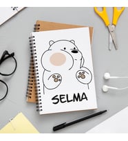 We Bare Bears Defteri Kişiye Özel