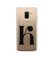 Samsung A8 Plus Harf Tasarımlı Telefon Kılıfı K-Harfi 
