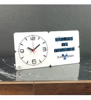 Nükleer Tıp Teknikeri Ahşap Masa Saati 002