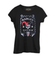 Harley Quinn - Sane Crazy Siyah Bayan Tshirt