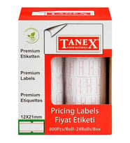 Fiyat Etiket Makinası Yedek Etiket 24 Rulo