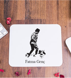 Atatürk Tasarım İsme Özel Mouse Pad