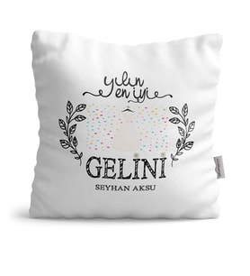 BK Gift Kişiye Özel Yılın En İyi Gelini  Yastık