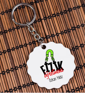 Fizik Öğretmeni Anahtarlık