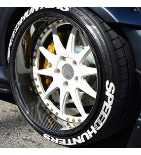 LASTİK YAZISI 4lü SPEEDHUNTERS 1.SINIF KALİTE SOLMAZ STIKER