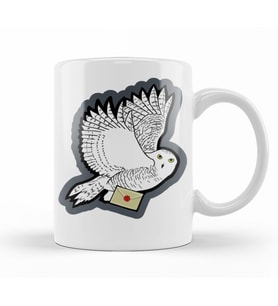 Harry Potter Mail Time Kupa Bardak Porselen