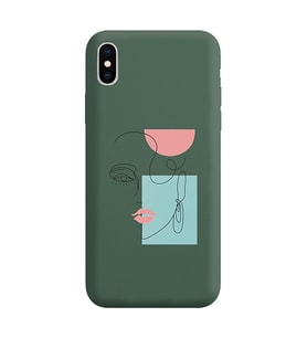 Koyu Yeşil Lansman Telefon Kılıfı Iphone X