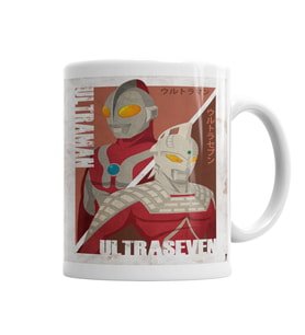 Ultraman Ultraseven Kupa Bardak Porselen