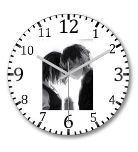 Tokyo Ghoul Love Duvar Saati Bombeli Gercek Cam