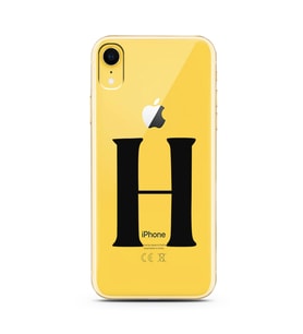 Iphone XR Harf Tasarımlı Telefon Kılıfı H-Harfi 