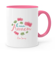 BK Gift Kişiye Özel Canım Annem Pembe Kupa Bardak  12