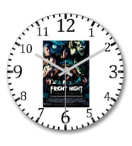 Fright Night Duvar Saati Bombeli Gercek Cam