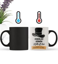 BK Gift Kişiye Özel Babalar Günü Temalı Sihirli Kupa Bardak 24482