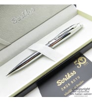 Scrikss 39 Parlak Krom Versatil Kalem  Scrikss Oscar  İsme Özel Kalem  Hediye Kalem