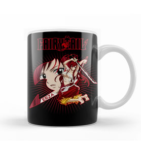 Fairy Tail Erza Scarlet Guild Symbol Swords Anime Manga Kupa