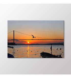 Arty Tablo Boğaz Köprüsü Tablo (Karışık)
