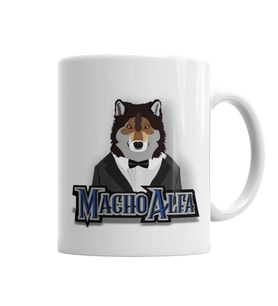 Macho Alfa Kupa Bardak Porselen