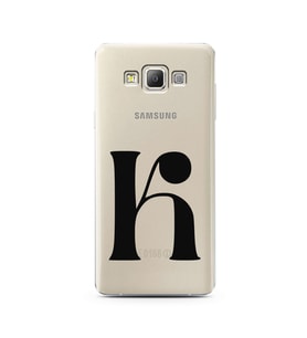Samsung A7 (2015) Harf Tasarımlı Telefon Kılıfı K-Harfi 