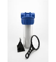 Çamur Pislik ve Pas Süzücü 5 Mikron Sediment Tortu Filtre 10" (Siyah - Beyaz)