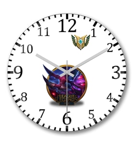 Fizz LoL League Of Legends Duvar Saati Bombeli Gercek Cam