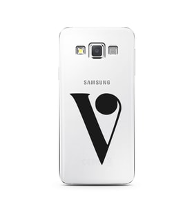Samsung A3 (2015) Harf Tasarımlı Telefon Kılıfı V-Harfi 