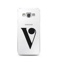 Samsung A3 (2015) Harf Tasarımlı Telefon Kılıfı V-Harfi 