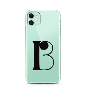 Iphone 11 Harf Tasarımlı Telefon Kılıfı B-Harfi 