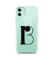 Iphone 11 Harf Tasarımlı Telefon Kılıfı B-Harfi 