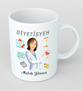Kişiye Özel Diyetisyen Kupa Bardak