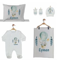 Pia Baby GL 2013 İsme Özel Balonlu Beşli Tulum Set