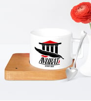 BK Gift Kişiye Özel Mesleki Avukat Ahşap Altlıklı Seramik Fincan  7