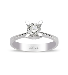 0.18 Ct Tektaş Pırlanta Yüzük