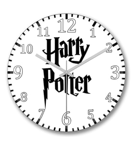 Harry Potter5 Duvar Saati Bombeli Gercek Cam