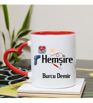 Hemşire Kupa Bardağı Kalpli