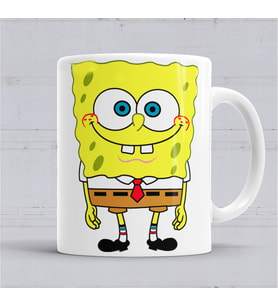 Sunger Bob Kupa Bardak Porselen