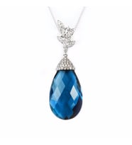Aquamarine Pırlanta Kolye