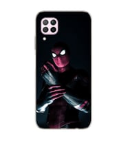 Örümcek Adam Tasarım Süper Şeffaf Silikon Telefon Kılıfı Huawei P40 Lite