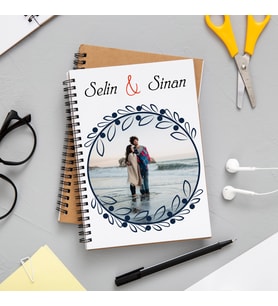 Fotoğraflı - İsimli Defter Kişiye Özel
