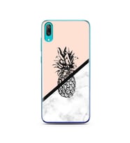 Ananas Tasarım Süper Şeffaf Silikon Telefon Kılıfı Huawei Y7 Prime 2019