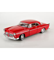 Motomax Siyah 1955 Chrysler C300  1:24 Ölçek Die Cast Model Araba