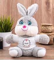 İsim Yazılı Tarihli Peluş Tavşan