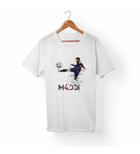 Messi Çocuk Beyaz Tişört