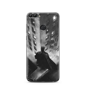 Batman Tasarım Süper Şeffaf Silikon Telefon Kılıfı Huawei PSmart (2018)