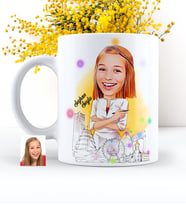 BK Gift Kişiye Özel Bayan Mimar Beyaz Kupa Bardak