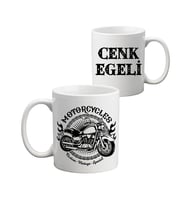 Motorcuya Hediye İsimli Kişiye Özel Kupa Bardak