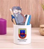 Jandarma Logolu Seramik Kalemlik