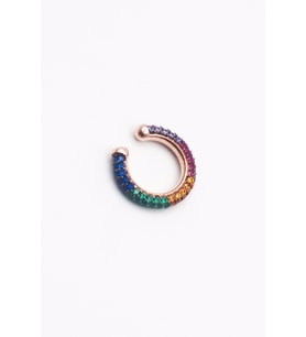 925 Ayar Cuff Halka Kıkırdak Küpe Miks