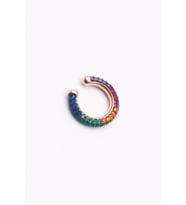 925 Ayar Cuff Halka Kıkırdak Küpe Miks