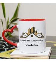 Gayrimenkul Danışmanı Kupa Bardağı Kalpli