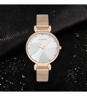 Exception Kadın Kol Saati Lüks Moda Şık Trend Bayan Kol Saati Rose Gold